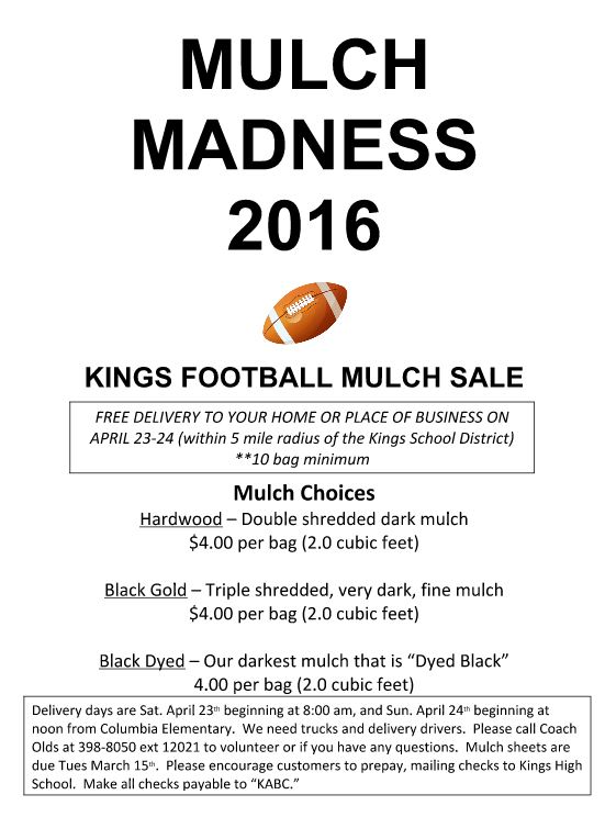 Mulch madness flyer